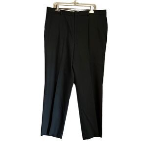 Signature Series black 100% wool dress pants